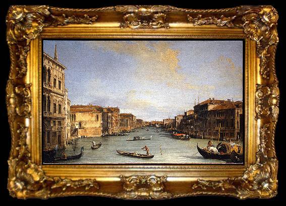 framed  Giovanni Antonio Pellegrini Veduta del Canal Grande, ta009-2